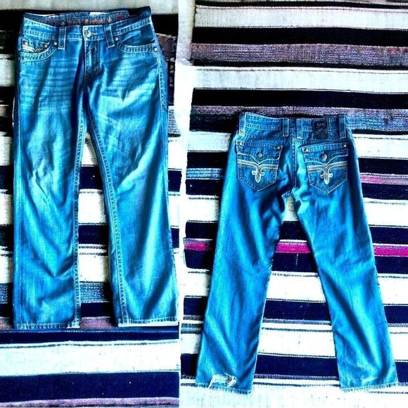 Rock Revival Other - ROCK REVIVAL JEANS l Men’s Size 34 Straight l Dark wash l 5-pocket design l EUC